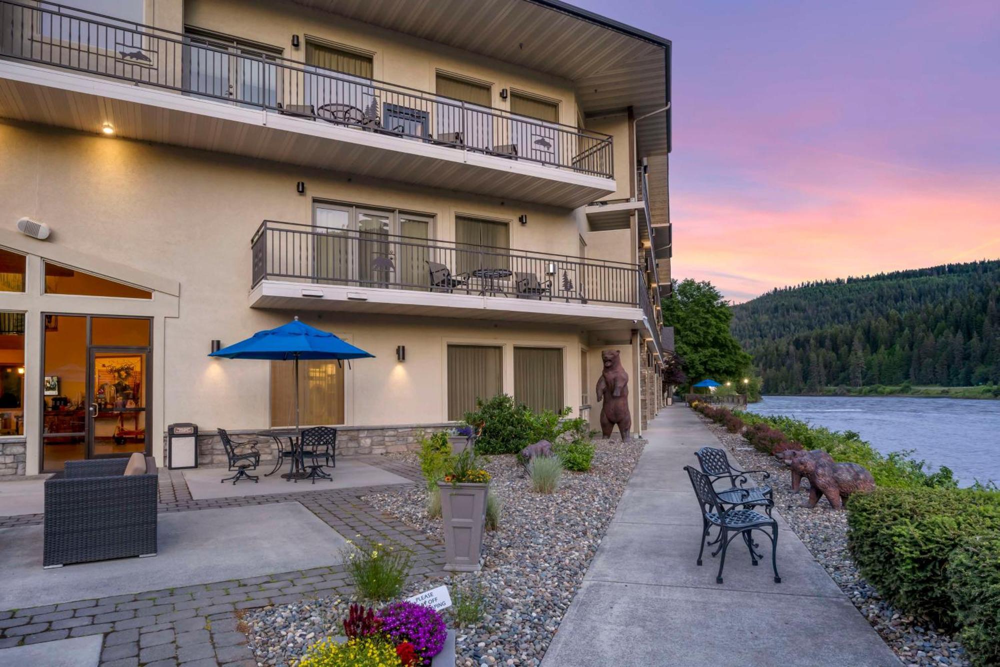 เบสต์ เวสเทิร์น ลอดจ์ แอท ริเวอร์ส เอดจ์ Hotel Orofino ภายนอก รูปภาพ